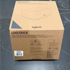Logitech Logi Dock Brown Cardboard Packaging